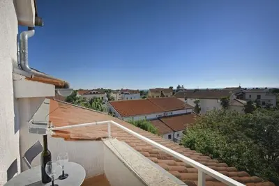 Image de Appartement Studio dans Poreč avec vue mer, Balcon, Climatisation, Wifi (819-6)