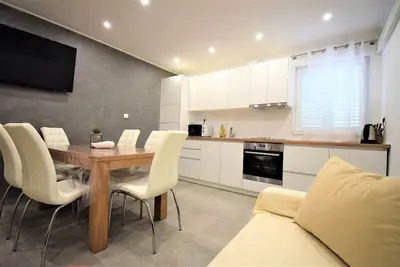 Image de Appartement dans Lopar avec vue mer, terrasse, Climatisation, Wifi (613-2)