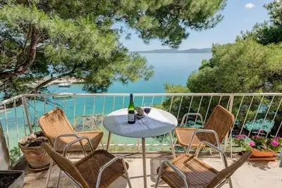 Image de Appartement dans Pisak avec vue mer, terrasse, Climatisation, Wifi (196-1)