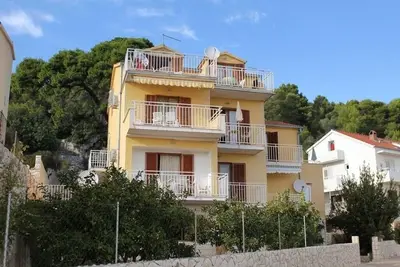 Image de Appartement Studio dans Hvar avec vue mer, terrasse, Climatisation, Wifi (3615-4)