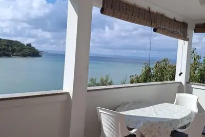 Appartement dans Kampor avec vue mer, terrasse, Wifi (3708-2)