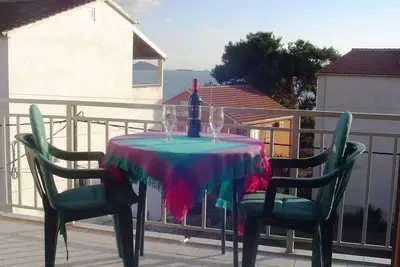 Appartement dans Pakoštane avec vue mer, Balcon, Climatisation, Wifi (3539-1)