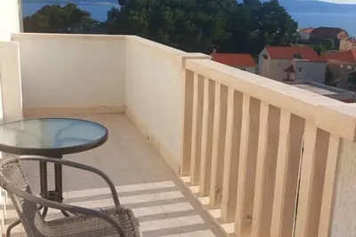 Image de Appartement Studio dans Duće avec vue mer, Balcon, Climatisation, Wifi (122-9)