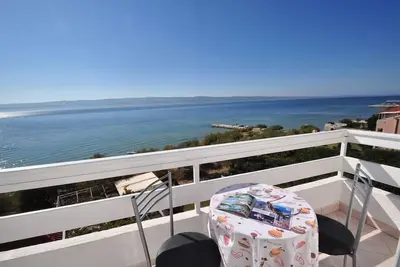 Image de Appartement dans Duće avec vue mer, terrasse, Climatisation, Wifi (3425-5)