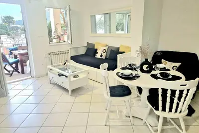 Image de Appartement dans Ston avec vue mer, terrasse, Climatisation, Wifi (3588-2)