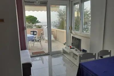 Image de Appartement dans Sukošan avec vue mer, terrasse, Climatisation, Machine à laver (151-2)