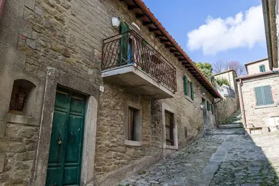 Image de Appartement en ville  / village à Cortone avec 2 chambres à coucher, 4 couchages