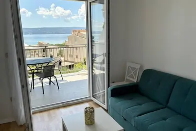 Appartement dans Duće avec vue mer, Balcon, Climatisation, Wifi (4174-8)