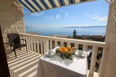 Image de Appartement Studio dans Pisak avec vue mer, Balcon, Climatisation, Wifi (3340-2)