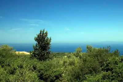 Appartement Melia de l'hôtel Villa Erato avec une belle vue sur la mer et la montagne!