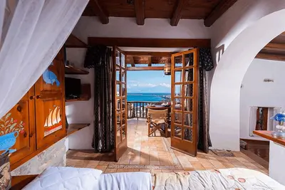Image de maison d'une chambre avec terrasse-split niveau