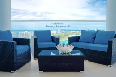 Image de Bel appartement de plage avec de belles vues