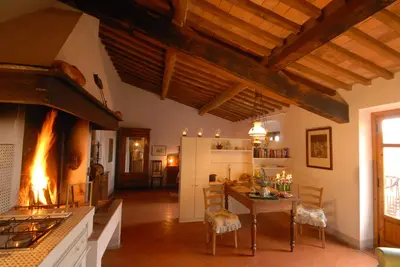 Image de Studio de vacances dans la ferme biologique historique, avec piscine