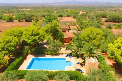 Image de Can Crestall 414 finca rustique avec piscine privée, air conditionné, jardin et barbecue