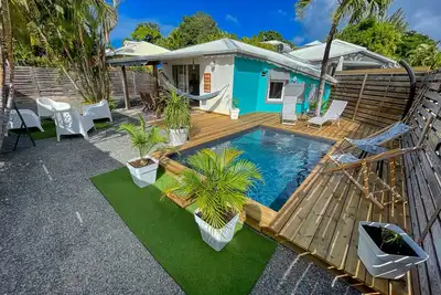 Villa Bel Arbre Avec Piscine Privee<br>A Saint Francois