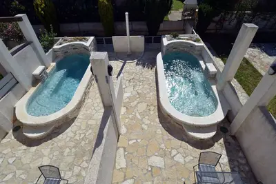 Image de Seulement 300 mètres jusqu'à la plage avec piscine privée