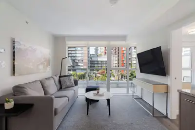 Image de Bel appartement entièrement meublé avec deux chambres au centre-ville de Vancouver