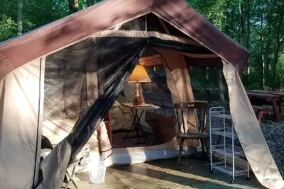 Image de Tente Glamping dans les bois