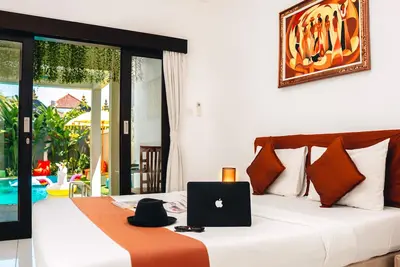 Image de Accès à la piscine! Charmante maison d'hôtes d'1 chambre à Kuta