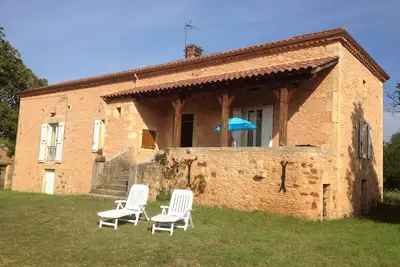 Image de Belle maison de campagne du Xix en pierre sur 20 ha- Proche Bonaguil