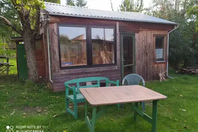 Image de Small garden house on a therapeutic horse farm