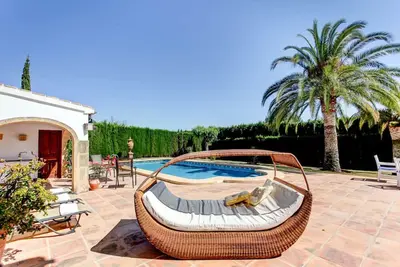 Quatre chambres Villa à Javea, très privé avec piscine, Air Con Et Wifi