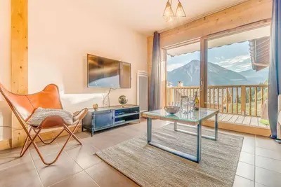 Image de Appartement 4* avec balcon, Cuisine équipée, Wifi, au pied des pistes