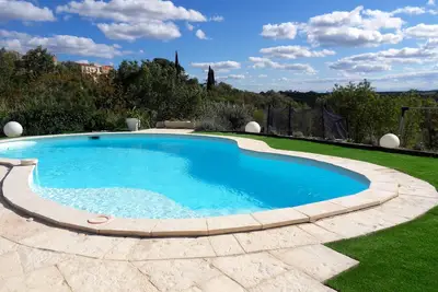 Image de Superbe Villa Piscine Calme Vue Imprenable 8 pers