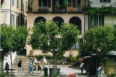 Image de Maison caractéristique de l'Isola Pescatori au bord du lac
