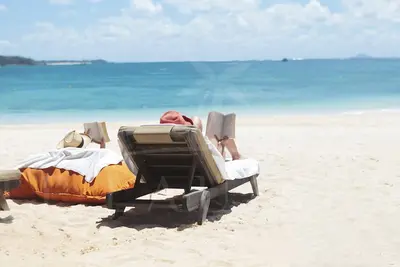 Image de Appartement paisible à 3 minutes de la plage, Wifi Gratuit, Vue sur les montagnes, Grande piscine