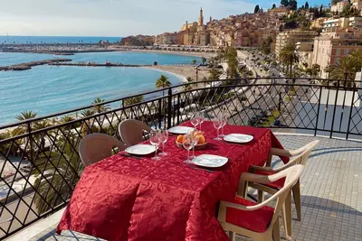 Merveilleuse vue mer au Santa Maria