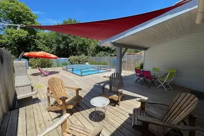 Image de Proche Soulac/Me, Chalet Yucca avec piscine couverte chauffée 6 couchages