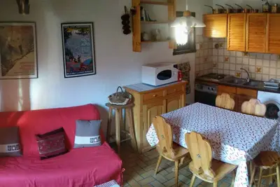 Image de Joli duplex 6 pers, centre village, balcon sud vue montagne, proche des pistes