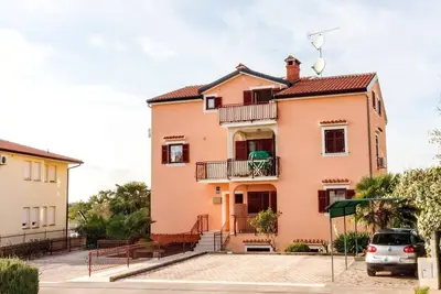 Appartement vue sur la baie avec une vue magnifique sur la mer à Porec, à seulement 300m de la plage