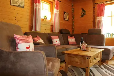 Image de confortable maison en bois d'environ 80 m² avec jardin clôturé - chiens willk. - Wlan inclus