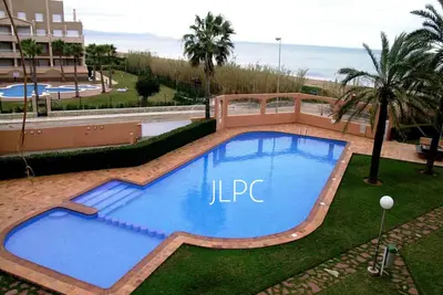 Image de Denia-Face Mer-Bel Appt Direct Plage Sable Fin - Wifi- Piscine-Jardin-Parking