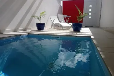 Image de Gite grenadille Martinique piscine privée, résidence naturiste