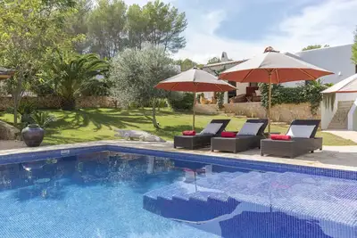 Image de Maison de vacances pour 10 personnes avec jardin de méditation, aire de jeux pour enfants et piscine de 11, 50m