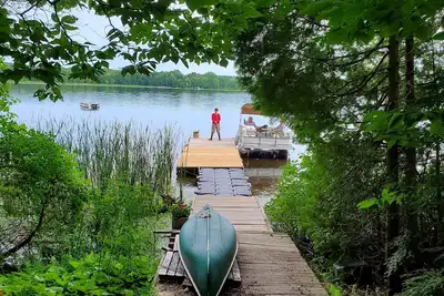 Image de Juste une cabane de pêche dans les bois. . .