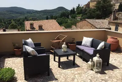 Image de Magnifique appartement 2 chambres avec terrasse et air dans le centre historique de Montepulciano