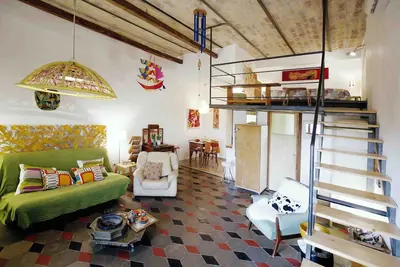 le loft de l'artiste dans le centre de Rome