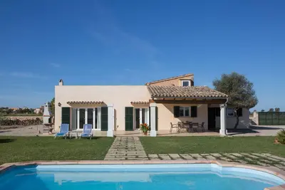 Image de Finca exclusive 'Son Coves Petit', piscine, terrasses, patio, AirC. , Près de Es Trenc, WiFi
