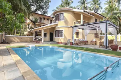 Image de Seas the Day Ă Villa Calangute Phase 3-Piscine, Piscine pour Enfants et Pergola #Goa