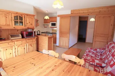 Image de Charmant T2 de 40m² pour 7 pers. à Arêches, terrasse, proche pistes et commerces, classé 2 étoiles