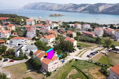 Image de Appartement de deux chambres avec le balcon Lopar, Rab (A-16680-a)