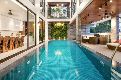 Image de La villa Green Heaven de ma plage de Khe