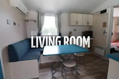 Image de Mobil home dans le camp privé balnéaire 2