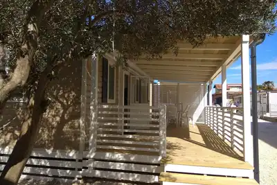 Image de Mobile home en camp privé en bord de mer