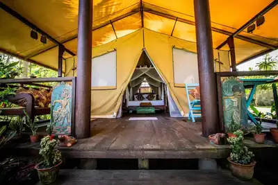 Image de Spécial Vrbo Septembre 45 $! ! - Glamping inoubliable en bord de mer à l'ouest de Bali!