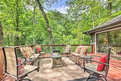 Image de Nouveau! Lake Toxaway Cabine avec Fire Fire - 1Mi Ă la Marina